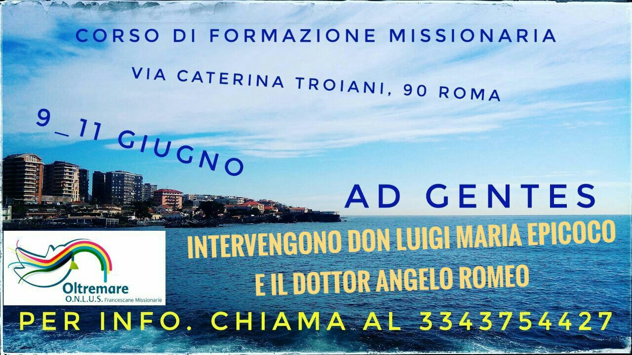 Primo corso di formazione missionaria – Onlus Oltremare